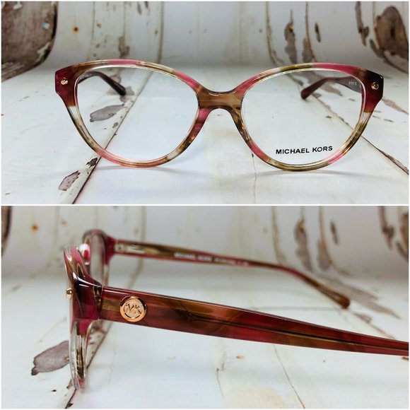 Michael Kors Cat Eye Pink Eyeglasses Frames NWOT